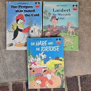 3 Vintage Disney Book Club Books
